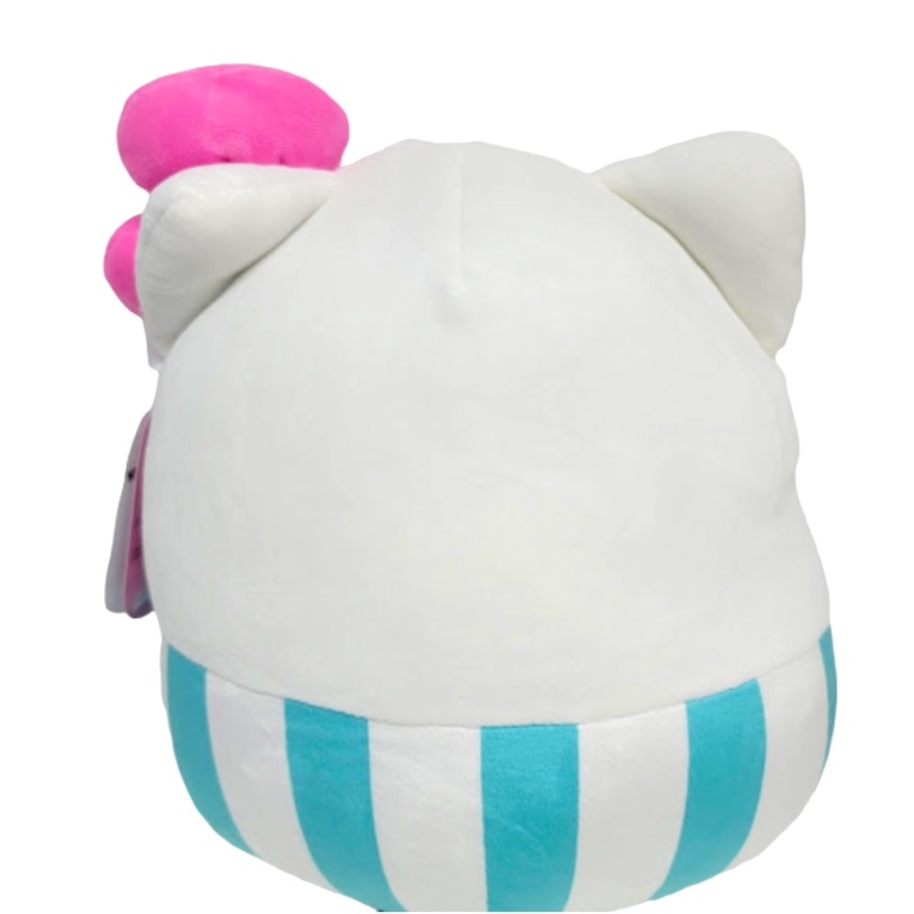 NWT 8” Hello Kitty Hamburger Sanrio Collectible Plush Kellytoy Squishmallow - Picture 2 of 5